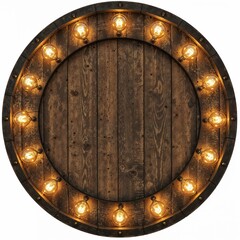 Fototapeta premium Rustic wooden sign, 3d render