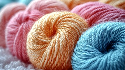 Rainbow Yarn Texture