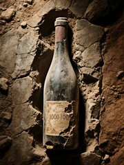 a thousand-year-old wine bottle