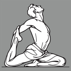 Meditation and Yoga Poses Vector Pack