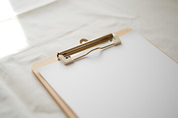 Blank Wooden Clipboard Paper Note