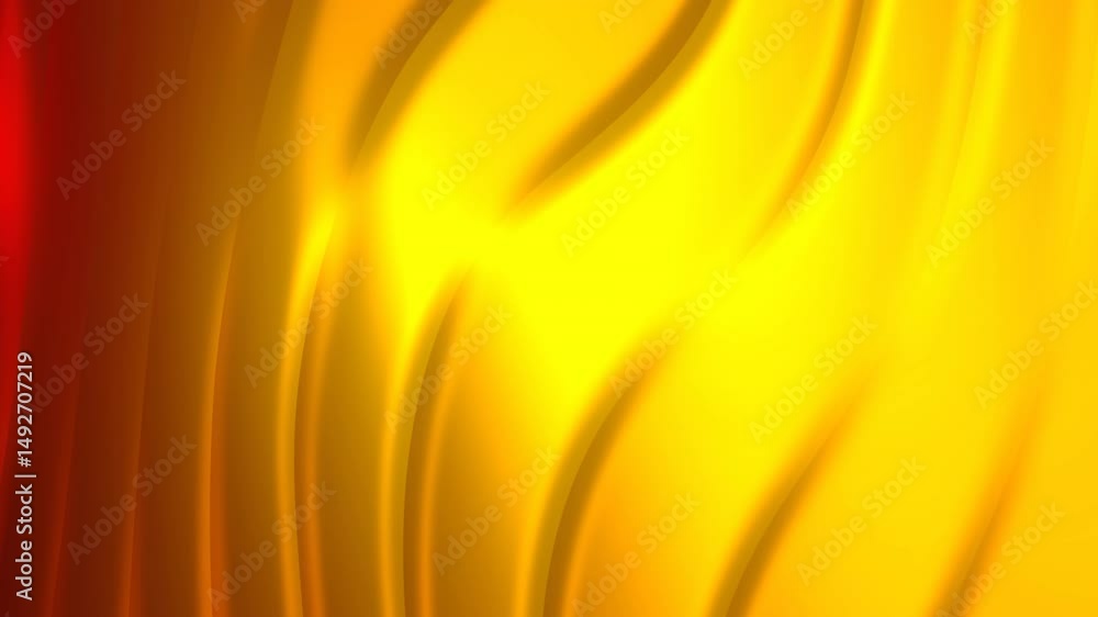 Aufkleber abstract animation of flowing gold and red hues creating a warm and luxurious feel.
