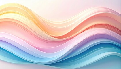Fluid color waves digital art abstract design bright environment aesthetic viewpoint creative concept for visual appeal