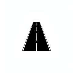road sign isolated on white background