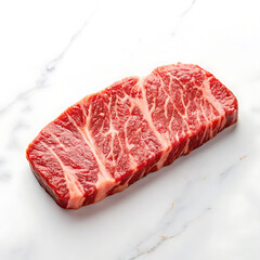 Fototapeta premium Prime Cut of Beef Delicious Steak for Grilling or Pan-Searing