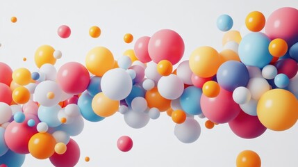 Colorful sphere abstract