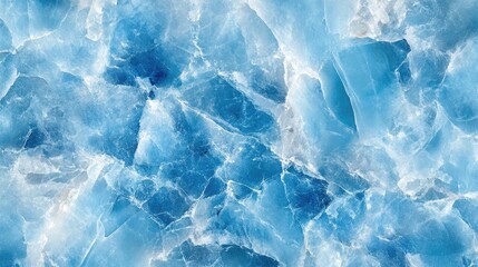 Obraz premium A stunning close-up of icy blue glacier textures showcasing intricate patterns and shades. set against a backdrop of natural beauty. ideal for nature-themed projects