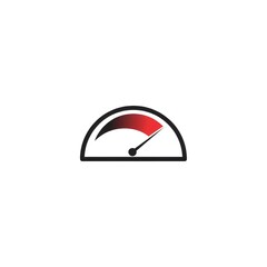 Car speed icon illustration