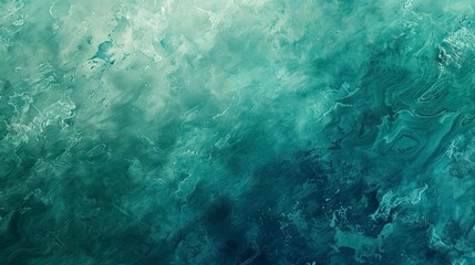 Fototapeta premium Abstract teal and turquoise fluid painting