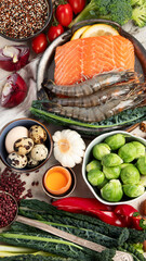Diabetic measurement set, healthy food eating.