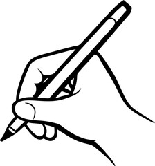 vector illustration of a pencil