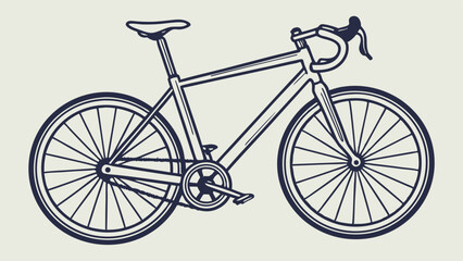 Obraz premium bicycle on white background