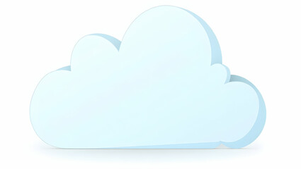 Fototapeta premium Flat Professional Image of Cloud System Integration: Cute Vector Illustration Showcasing Advanced Digital Interfaces and Secure IT Frameworks for Efficient Enterprise Connectivity