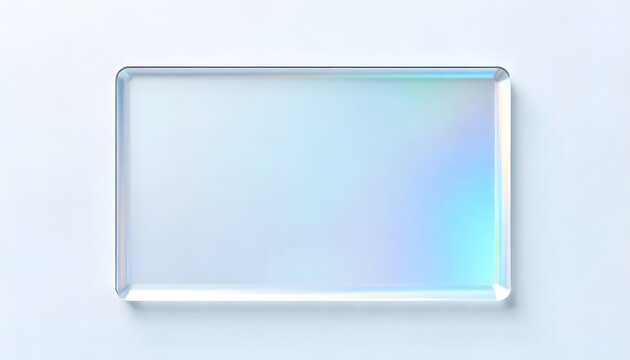 Minimalist iridescent glass plate high resolution background