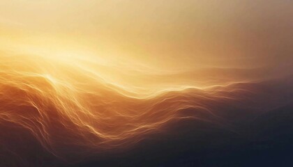 Sandy Grain Dusk Horizon, A serene abstract background with sandy grain textures blending deep indigo and warm amber hues,