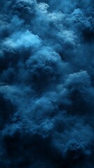 Dark blue cloud formations
