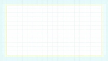 Pale Blue Graph Paper With Yellow Highlight Border