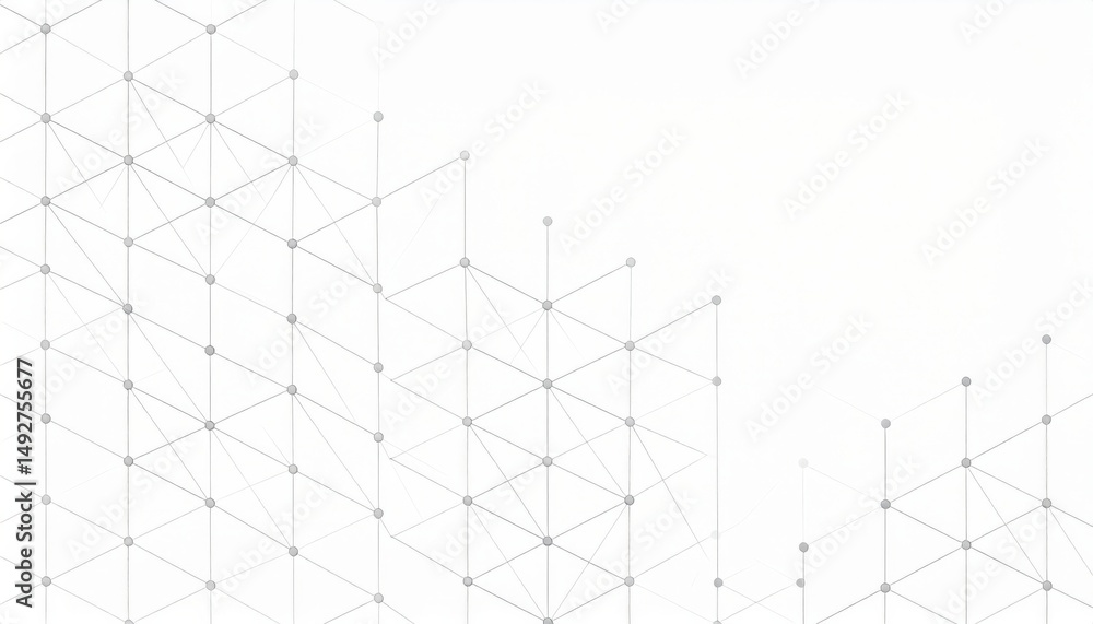 Aufkleber dynamic abstract geometric patterns digital art minimalist design white background aesthetic viewpoi