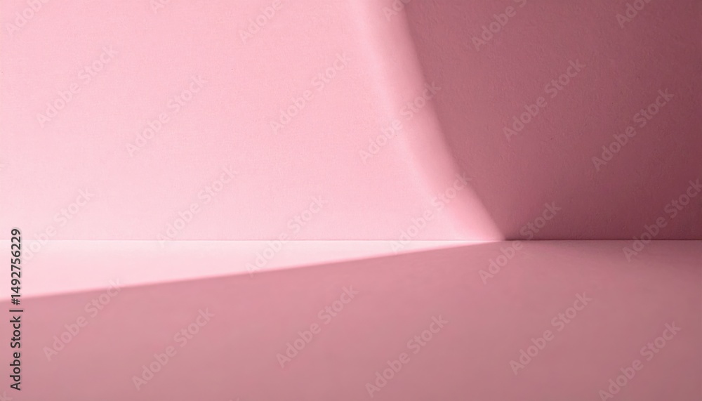 Aufkleber soft pink abstract background design studio setting graphic art minimalist environment close-up view