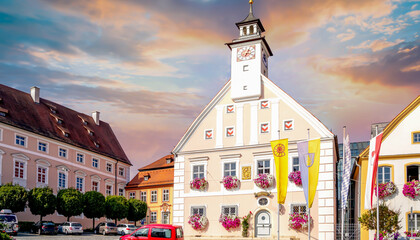 Altstadt, Greding, Deutschland 