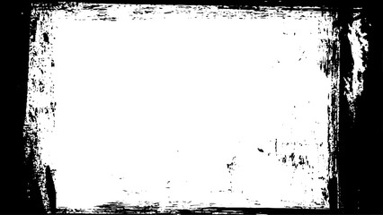 Grunge textured frame vector illustration.