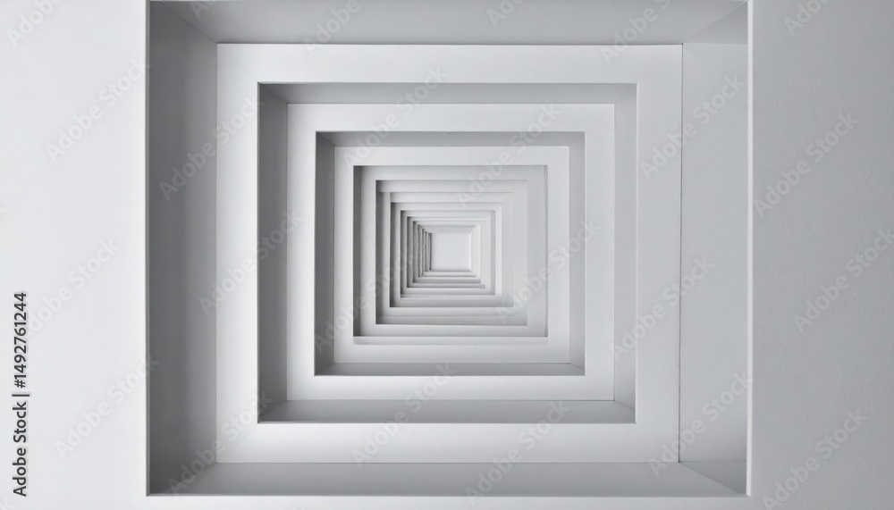 Poster hypnotic spiral illusion modern gallery abstract art minimalist design wide angle visual depth explo