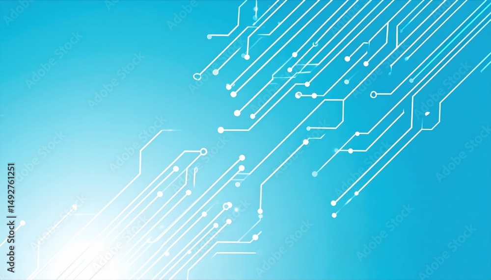 Poster dynamic data flow visualization digital environment infographic modern abstract technology concept