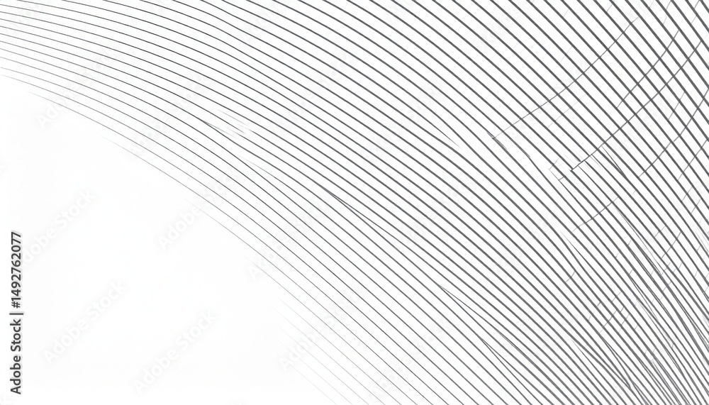 Poster dynamic curved lines design abstract concept minimalist art digital environment close-up view modern