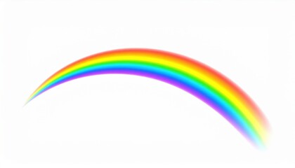 Fototapeta premium Vibrant rainbow phenomenon nature digital artwork overcast sky bird's eye view colorful symbol of hope