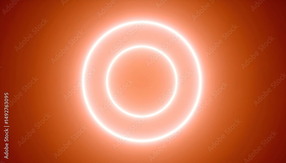 Poster dynamic circular light display digital art abstract background modern aesthetic close-up visual inno