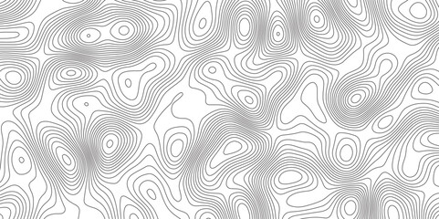 Fototapeta premium Abstract Modern design with White background with topographic wavy pattern design. Geographic abstract grid. Geographic curved, vector illustration.