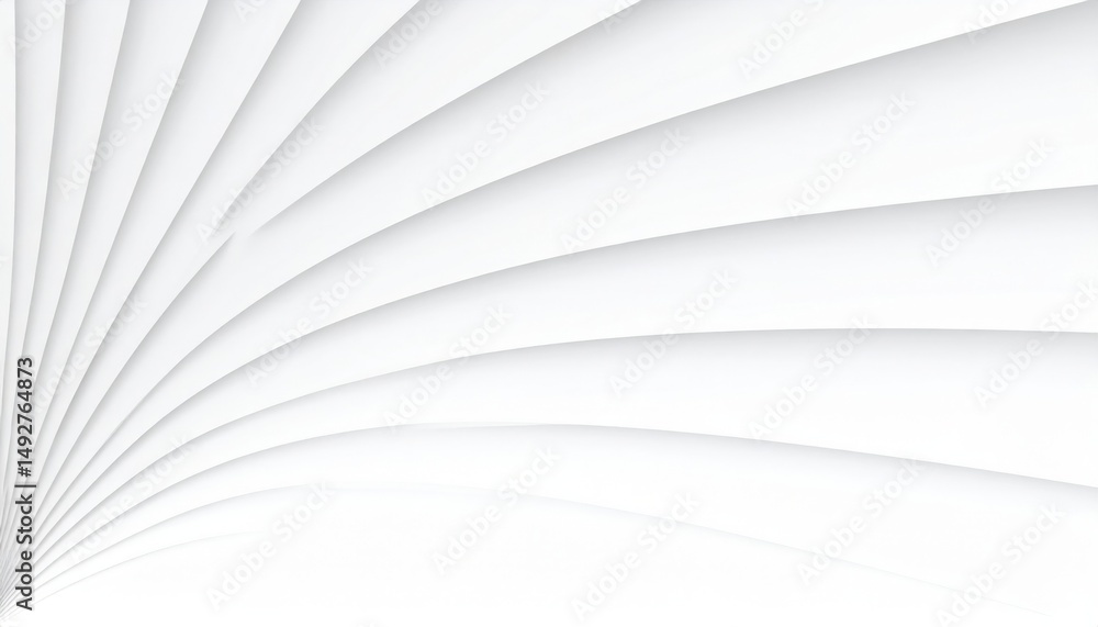 Aufkleber dynamic flow of curved lines abstract art graphic design minimalist style high angle modern aestheti