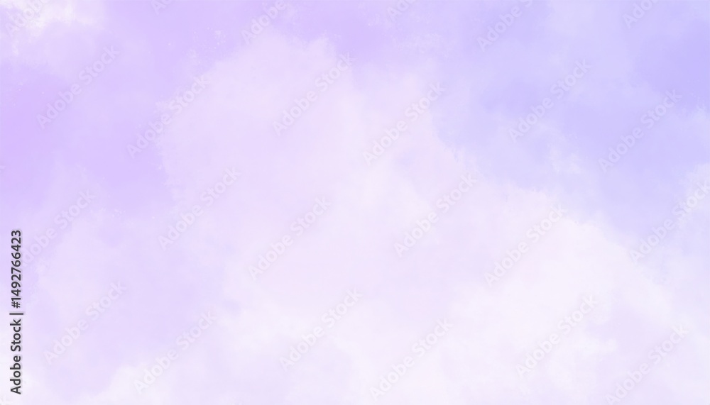 Poster exploring serene sky clouds open air digital background soft colors tranquil atmosphere