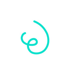 Abstract cute line doodle