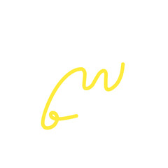 Abstract cute line doodle