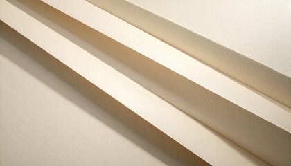 Naklejka premium Creating textured art with neutral paper strips studio visual content minimalist close-up artistic expression