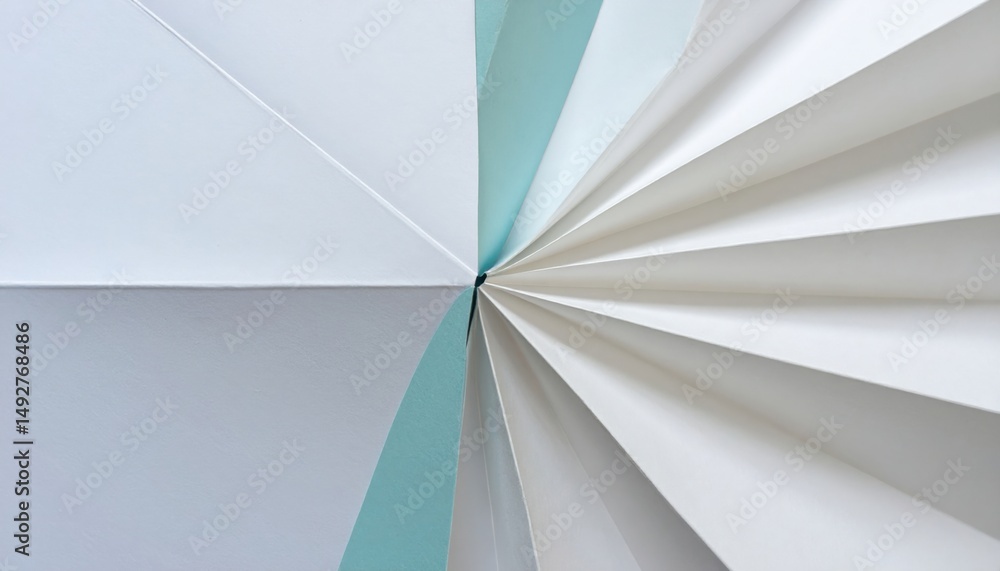 Poster dynamic geometric patterns in modern architecture urban setting abstract art minimalist design aeria
