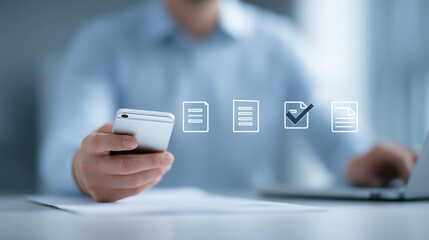 Staff members utilize the document management system to further simplify online document reading and enhance work efficiency