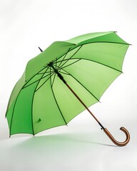 red umbrella isolated on white background