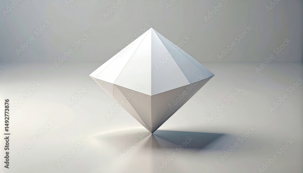 Poster dynamic geometric shape studio setting 3d render minimalist environment aesthetics and design concep