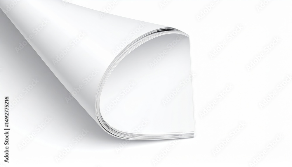 Aufkleber creative action of page curl studio environment graphic content close-up view graphic design concept