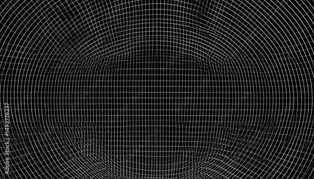 Poster creating abstract patterns with grid design digital art modern aesthetics virtual space artistic per