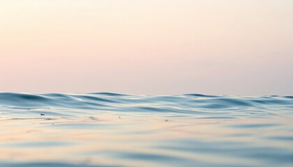 Fototapeta premium Calm ocean waves at sunrise seascape photography tranquil environment serene viewpoint