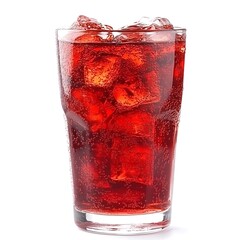 cola with ice