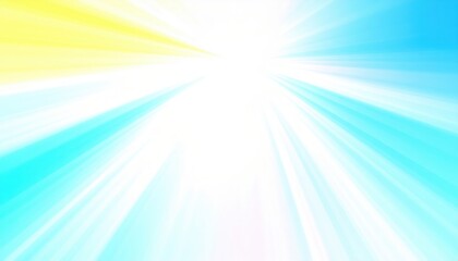 Obraz premium Radiant light rays illuminating the blue sky natural scene high-contrast photography vibrant atmosphere