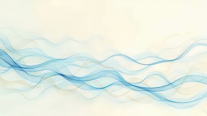 An abstract background depicting stylized ocean waves in shades of light blue and white. The soothing and elegant design is perfect for creating serene website headers, calming social media graphics