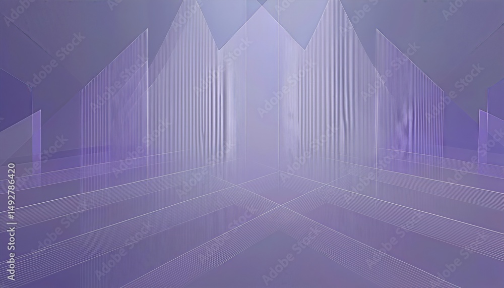 Poster translucent layers of geometric sharpness an abstract masterpiece blending vibrant colors and bold a