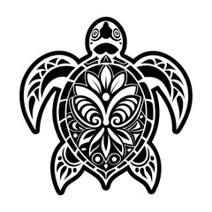 A glyph style icon of dharma wheel