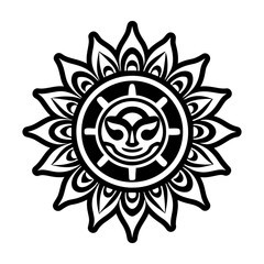 Solid icon depicting fern leaves artwork