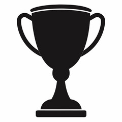 gold cup isolated on white